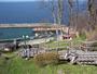 Rügen / Lohme - Yachthafen und Cafe (2010), (Treppe im Mai 2011 demontiert)