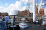 Stralsund - Ozeaneum von der "Gorch Fock" aus gesehen