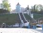 Rügen - Treppe und Lift Selliner Seebrücke
