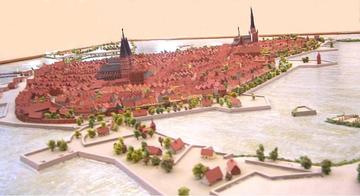 Modell Stralsunds (Kultur-Historisches-Museum-Stralsund)