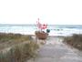 Rügen - Fischerboot am Binzer Fischerstrand