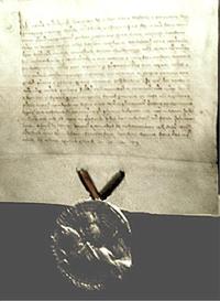Stralsund - Münzgerechtigkeit vom Fürsten Witzlaw den III. (Kultur-Historisches-Museum-Stralsund)